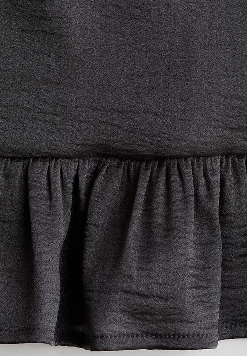 H&M - Peplum blouse - dark grey