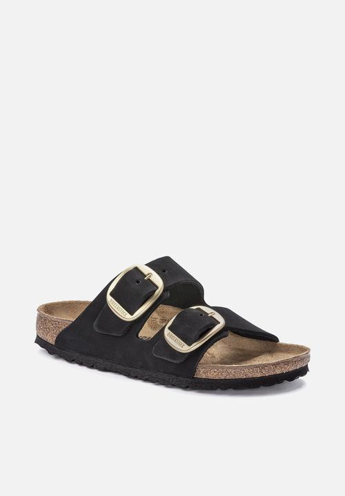 Birkenstock - Arizona big buckle nubuck - black