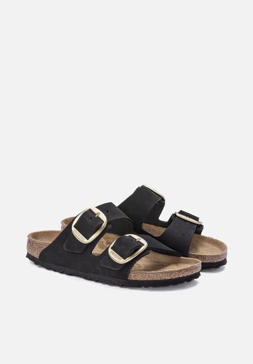 Birkenstock - Arizona big buckle nubuck - black