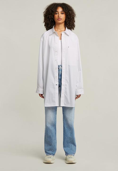 G-STAR - Viktoria High Straight Jeans Wmn - Vintage Olympic Blue