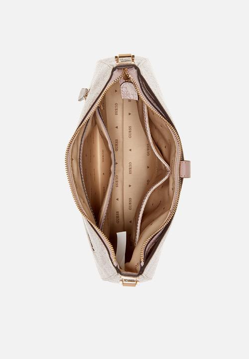 GUESS - Zamira hobo shoulder - orchid logo