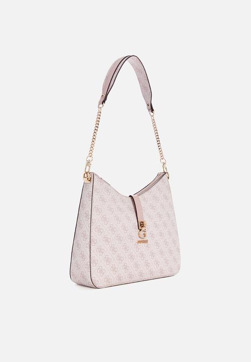 GUESS - Zamira hobo shoulder - orchid logo