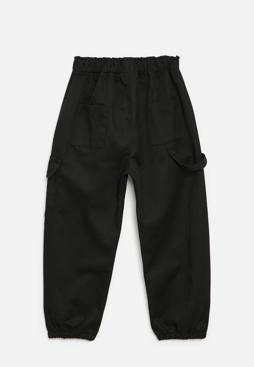 Pop Candy - Utility pants - black 
