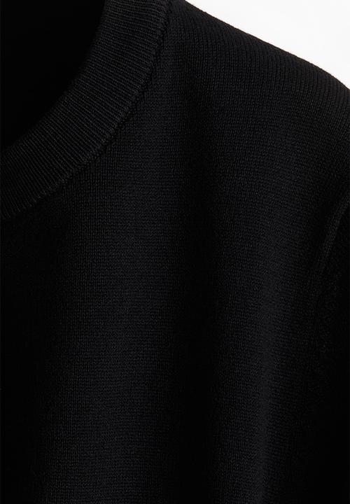 H&M - Fine-knit top - black