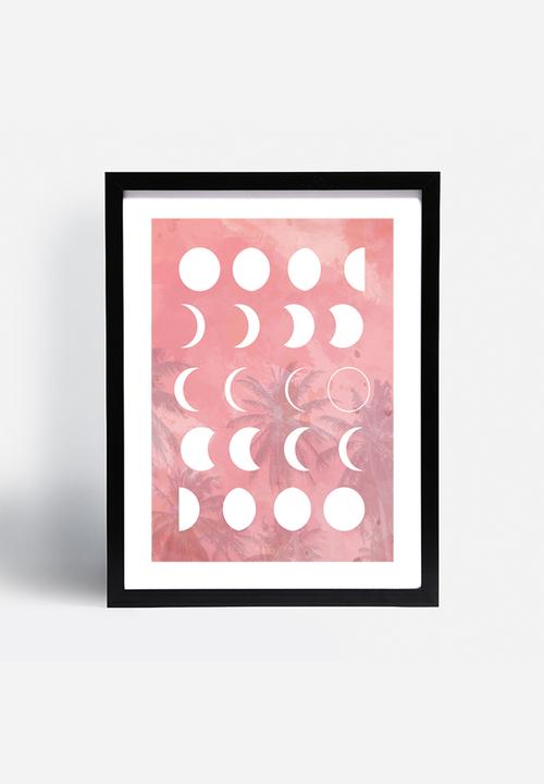 The Glass Mountain - Moon Phases - Pink