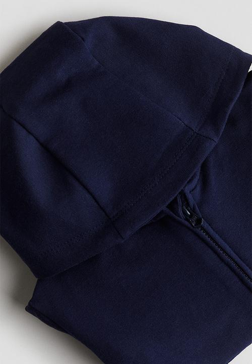 H&M - Zip-through hoodie - navy blue