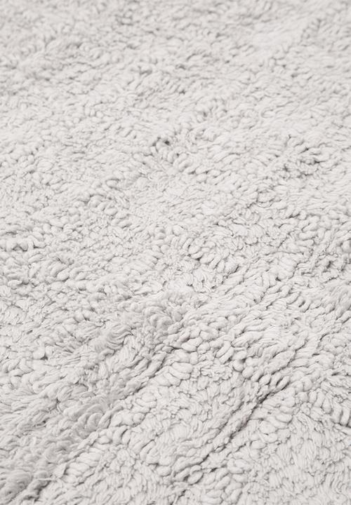 Sixth Floor - Tufted Cotton Bathmat- Mirage Grey
