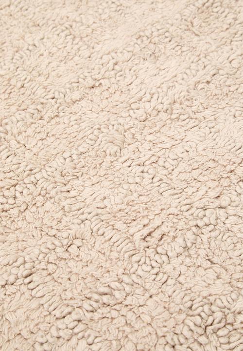 Sixth Floor - Tufted Cotton Bathmat- Stone