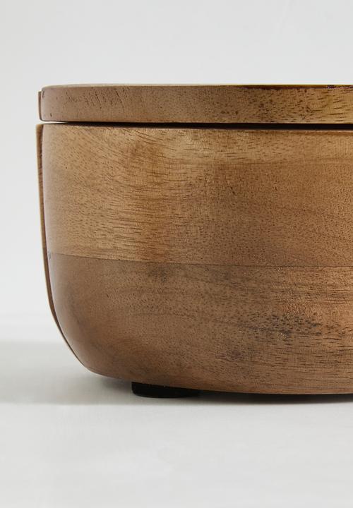 Sixth Floor - Ludo wooden canister set of 2 - Natural