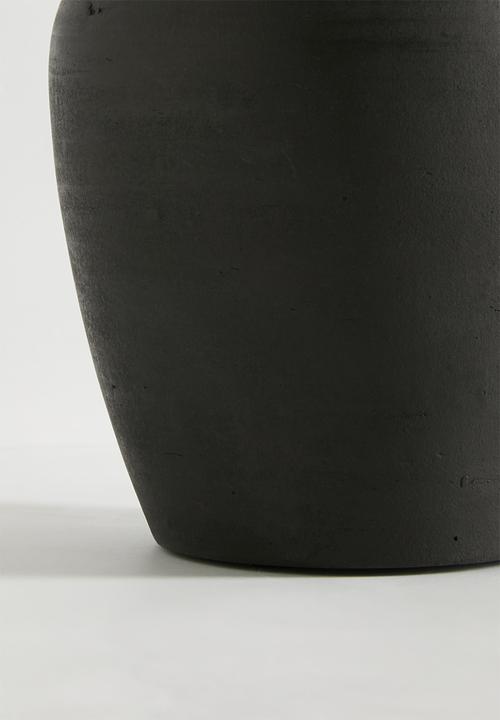 Sixth Floor - Black Terracotta Pot