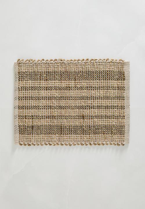 Sixth Floor - Seagrass placemats set of 4 - Natural