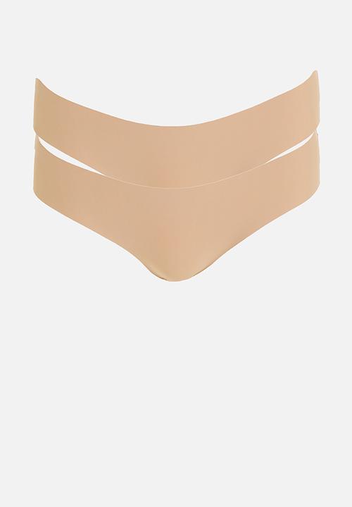 The Invisible Bikini Brief 2Pk - Frappe/Maple Sugar