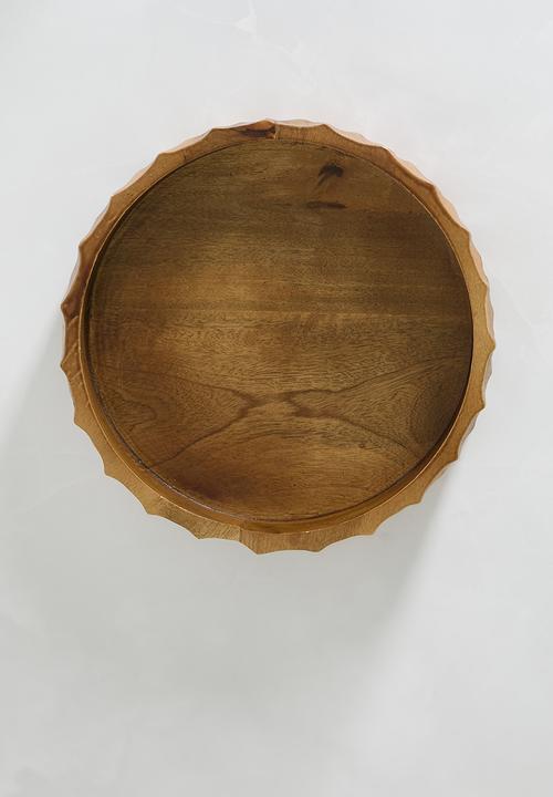 Sixth Floor - Carved wood salad bowl - Natural