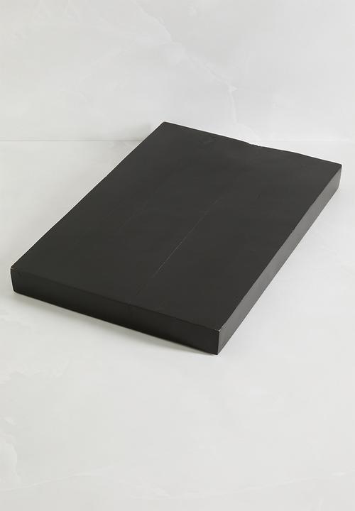 Sixth Floor - Rectangle butcher's block - Black