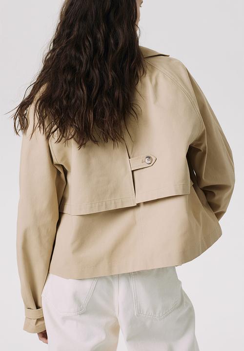 H&M - Short trench coat - beige