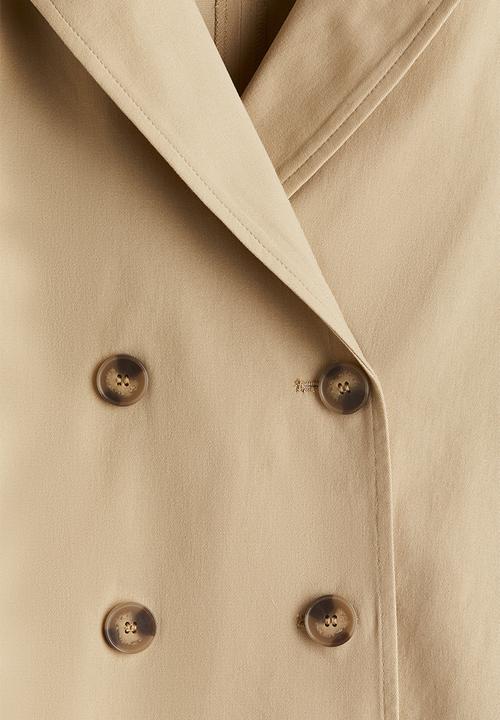 H&M - Short trench coat - beige
