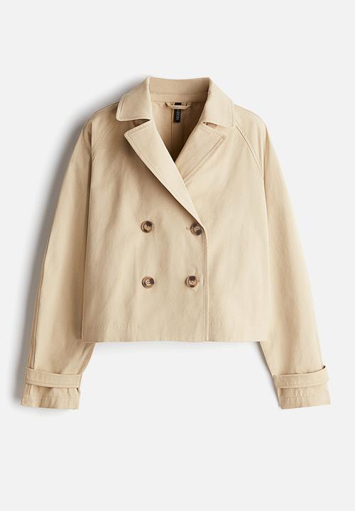 H&M - Short trench coat - beige
