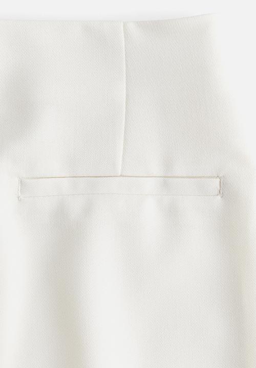 H&M - Mini skort - white