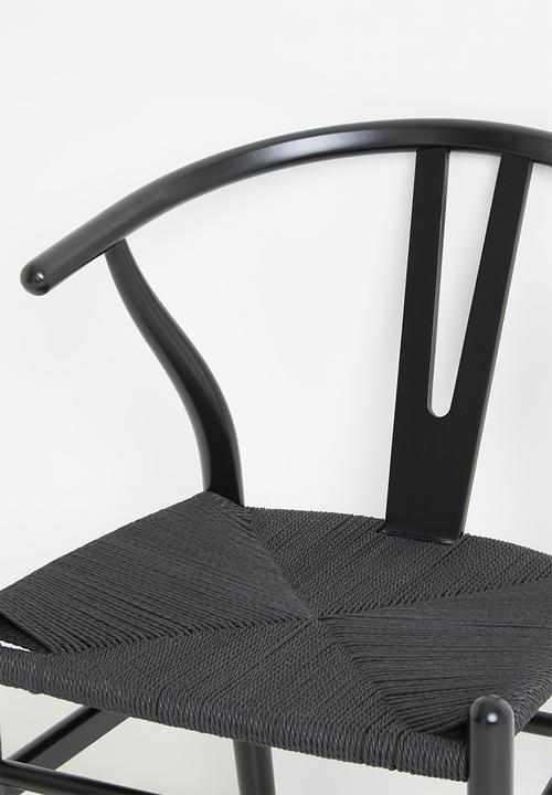 Sixth Floor - Harmony solid wood dining chair - black