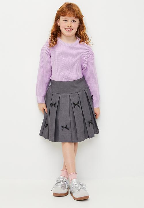 Pop Candy - Pleated skirt-grey