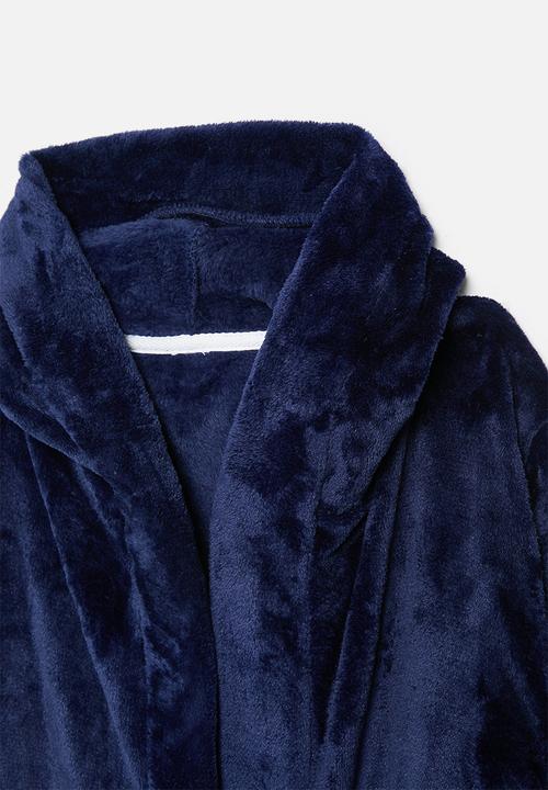 Pop Candy - Hooded gown-navy blue