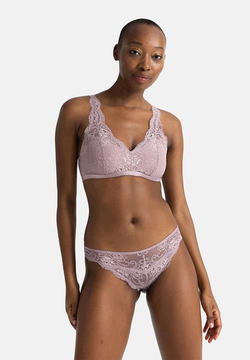 DORINA - 2 Pack Amaya brazilian - ink/beige