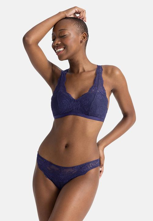 DORINA - 2 Pack Amaya brazilian - ink/beige