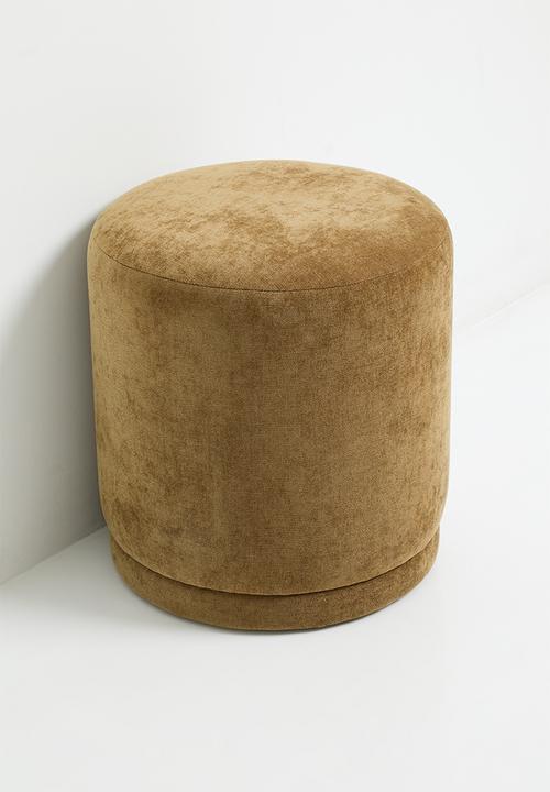 Sixth Floor - Toby ottoman - mustard