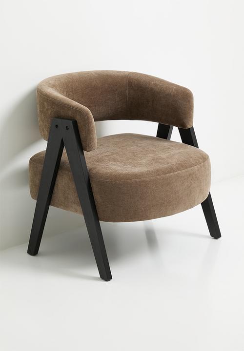 Sixth Floor - Huggie occasional chair - mocha