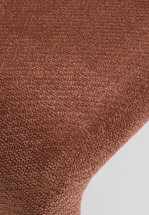 Sixth Floor - Romy bent bench - rust