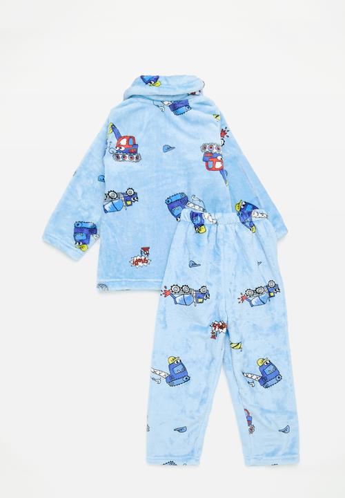 Pop Candy - Printed pj set-light blue
