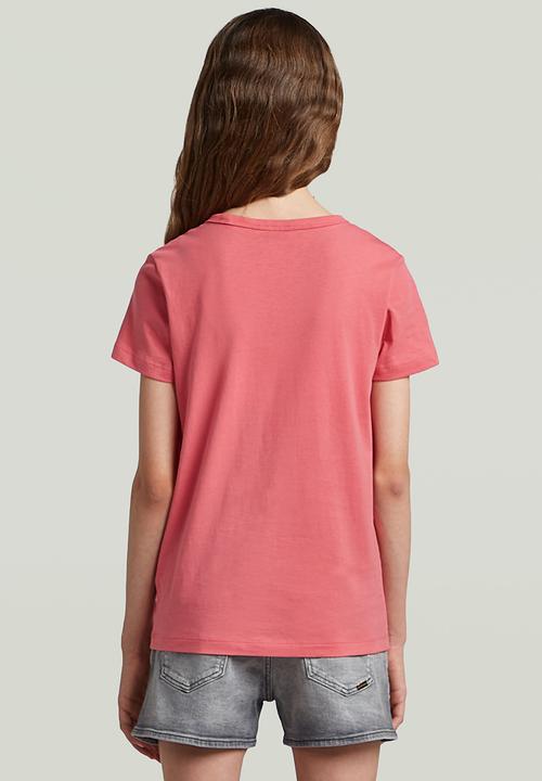 G-STAR - T-shirt s\s slim 2 pk - white