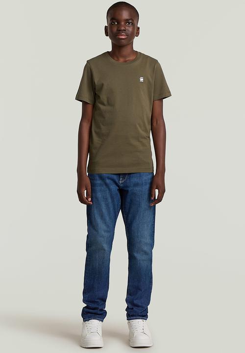 G-STAR - T-shirt s\s regular 2pk - green