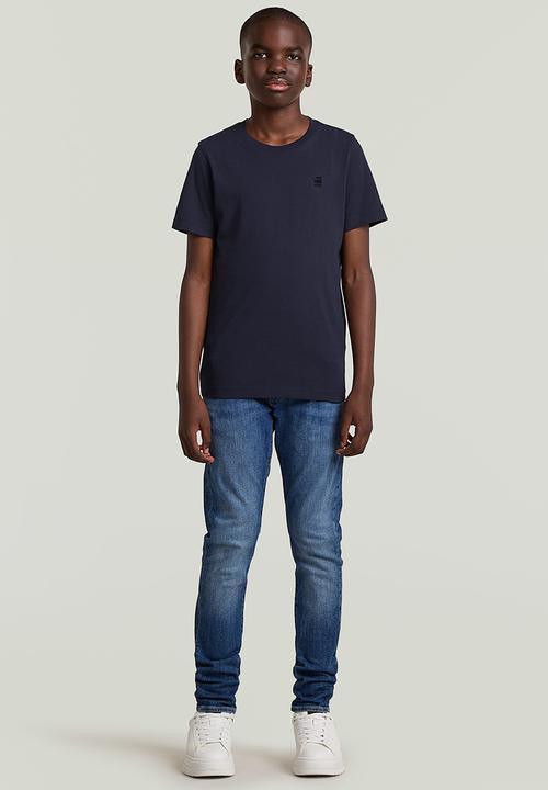 G-STAR - T-shirt s\s regular 2pk - blue