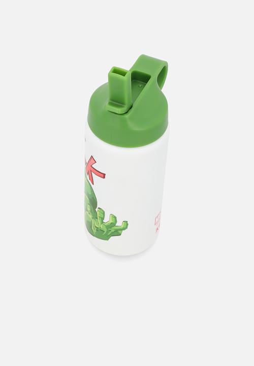 Cotton On - Kids Metal Drink Bottle - Lcn Mar Hulk/White