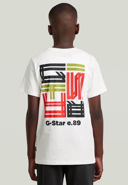 G-STAR - T-shirt s\s reg sport - white