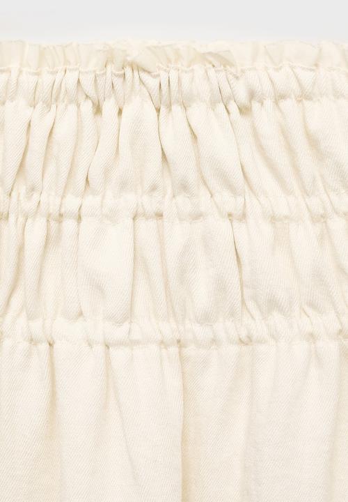 MANGO - Skirt Perth - Light Beige