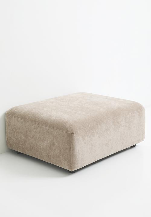 Sixth Floor - Yuca modular stool- taupe