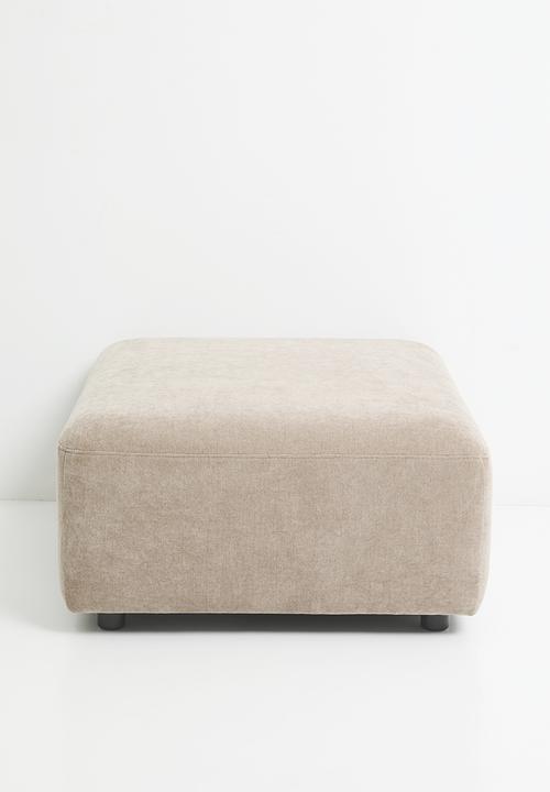 Sixth Floor - Yuca modular stool- taupe