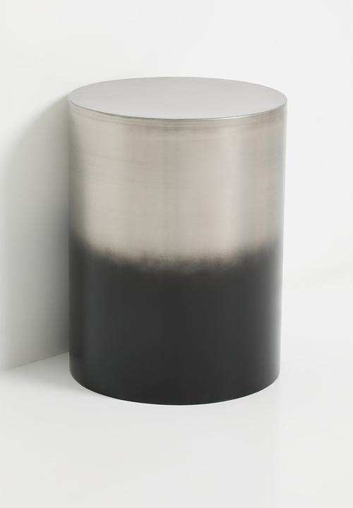 Sixth Floor - Aria Side table- antique metal