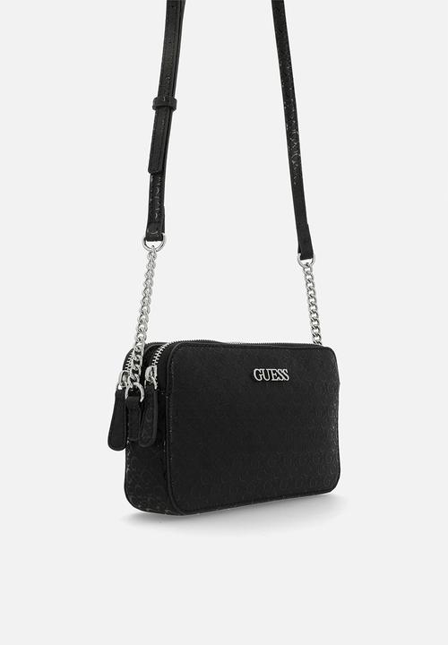 GUESS - Tidewood mini compartment crossbody bag - black