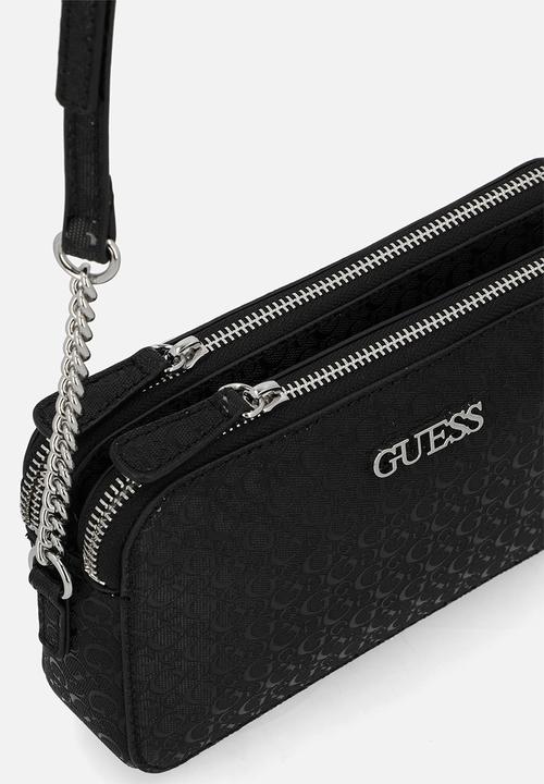 GUESS - Tidewood mini compartment crossbody bag - black