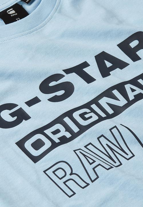 G-STAR - T-shirt s\s regular - blue