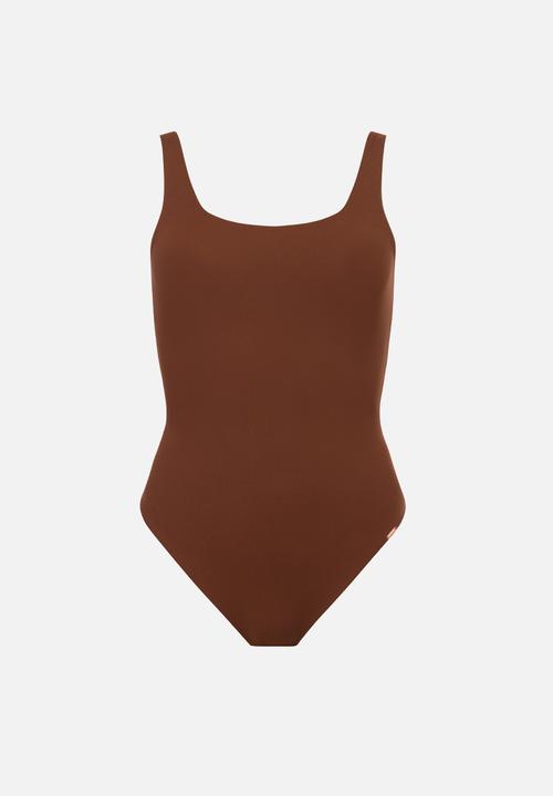 DORINA - Nao bodysuit - brown