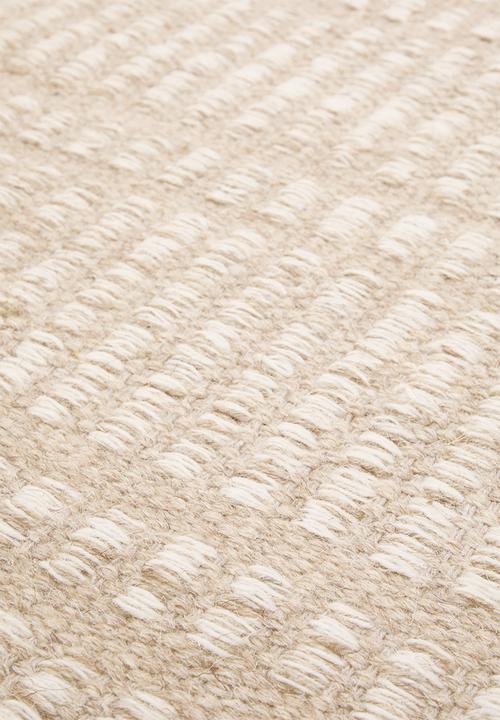 Sixth Floor - Handwoven Pet Wool Rug- Beige