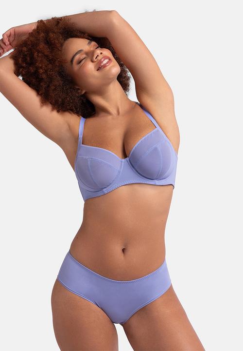 DORINA - Curve Imani 2 pack demi - black/blue