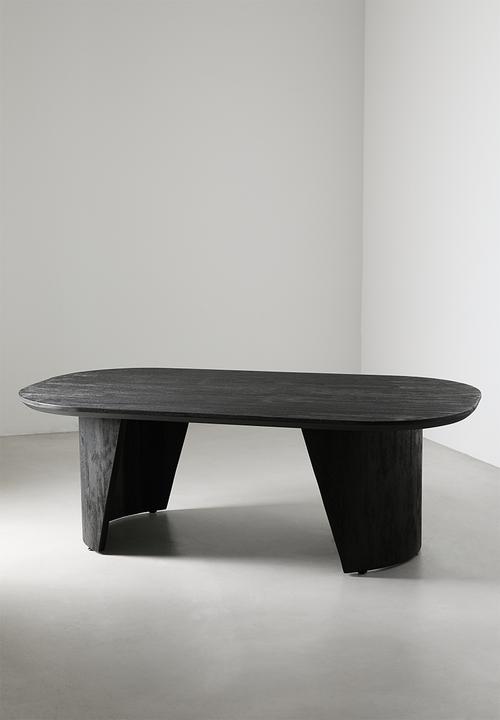 Kuzco wooden coffee table-black