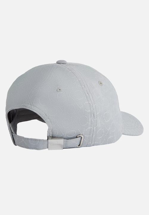 Calvin Klein - Monogram jacquard cap - mirage grey