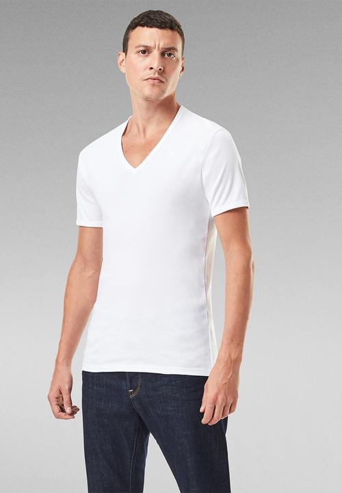 G-STAR - Base V T S\S 2-Pack - White