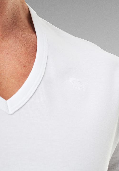 G-STAR - Base V T S\S 2-Pack - White
